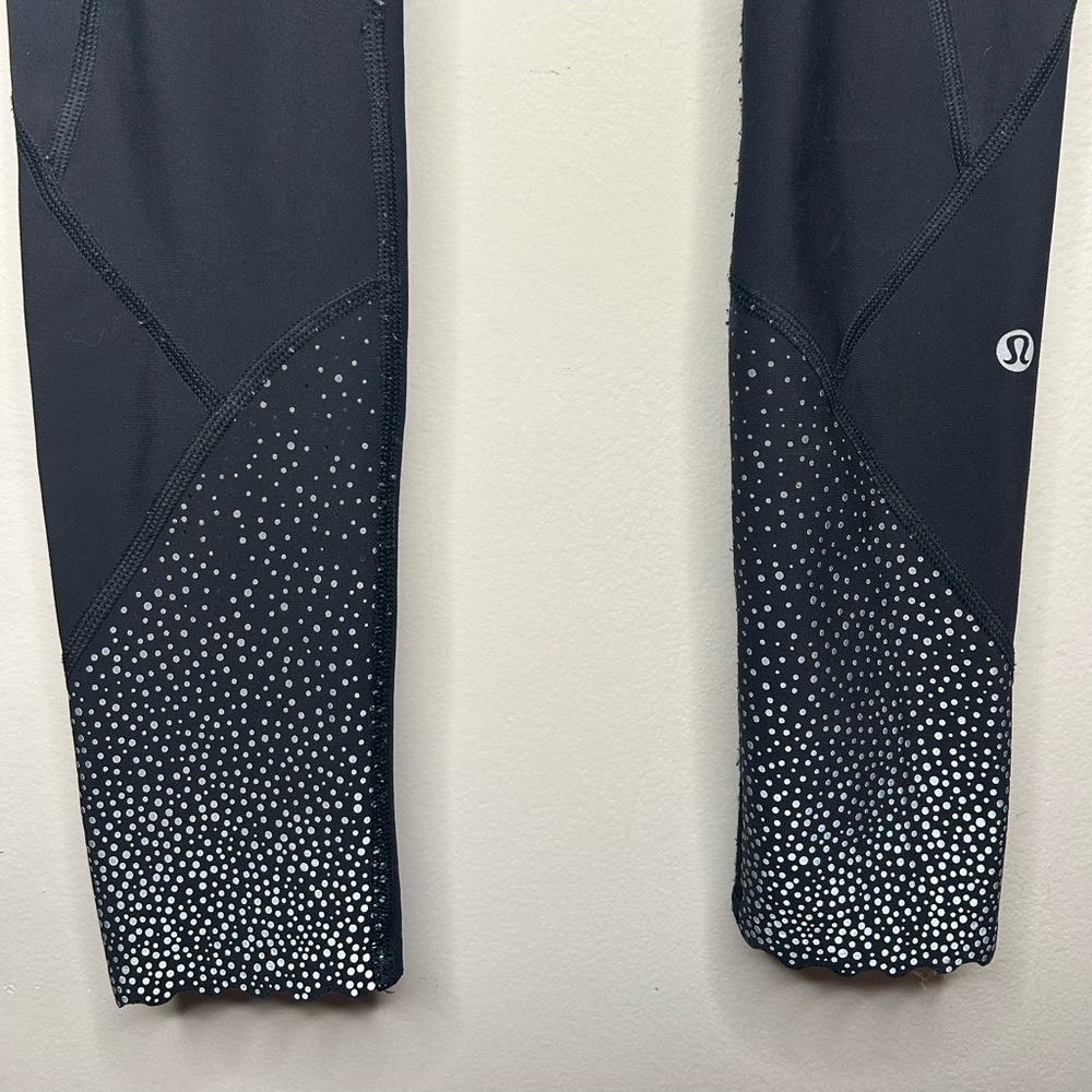 Lululemon Tight Stuff Tight II 25" Black Running Workout Activewear Legging sz 2 - Picture 7 of 11